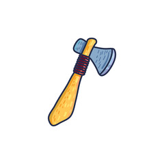 Cartoon stone axe