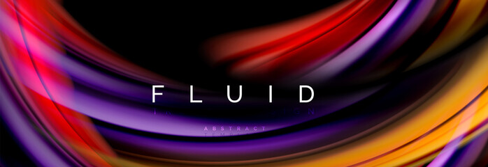 Fluid color motion concept