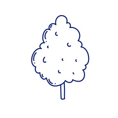 Cotton candy doodle