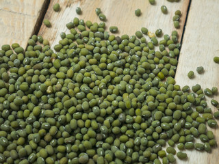 Mung Beans also known as Green Moong, Kacang Hijau, Vigna Radiata