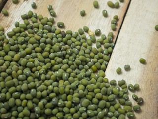 Mung Beans also known as Green Moong, Kacang Hijau, Vigna Radiata