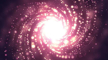 Obraz premium Background of abstract galaxy tunnel which can be used for any worship, fahion, party or high impact designs and presentations