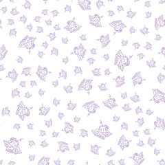 illustration with iris in vintage engraving style. Seamless Pattern