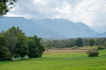 Fototapeta na wymiar Alpenland in Bayern