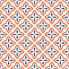 Abstract seamless pattern in oriental style.