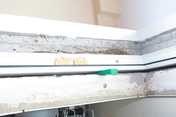 installation of a new window in the apartment