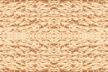 Seamless pattern of abstract layered texture background in gradient brown color. Vector illustration, EPS 10. Useful as background, wallpaper, texture in graphic design; print on wrapping paper; etc.