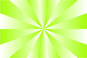 Abstract sunburst pattern, gradient white and light green colored rays. Vector illustration, EPS10. Geometric pattern. Use as background, backdrop, image montage, mock up template, etc.