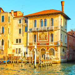 Obraz premium Buildings by the Grand Canal in Venice