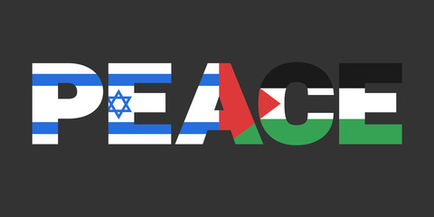 Palestine and Israel as states and coutries in peace and ceasefire. Negotiations, treaties, agreements and deals leading to peaceful coexistence