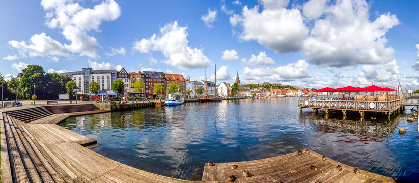 Flensburg Hafen Panorama 
