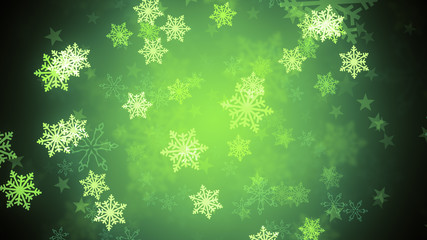 Background of Christmas Snowflakes which can be useful for Christmas,Holidays and New Year designs and presentation