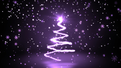 Background of Christmas Snowflakes which can be useful for Christmas,Holidays and New Year designs and presentation