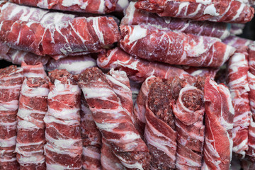 raw meat on the whole frame