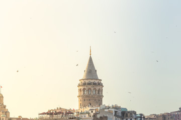 Fototapeta na wymiar Beautiful view of Istanbul. Galata tower, Turkey
