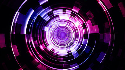 Hitech and high Impact blinking rectangle data grid technology background which is suited for broadcast, commercials and presentations.