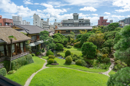 起雲閣の庭園