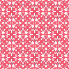 Vector Classic Floral art nouveau Seamless pattern. Stylish abstract art deco texture.