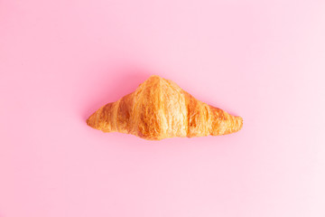 croissant on colorful background