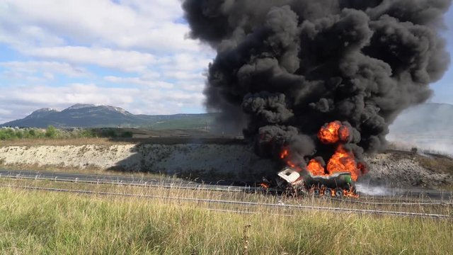 Accidente en N1,Espa&ntilde;a