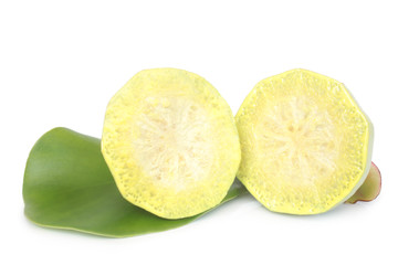 Green unripe mangosteen
