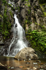 Fototapeta na wymiar Uzundere Waterfall aybasti persembe ordu turkey