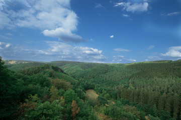 Mountain view over Ninglispo, Belgium.