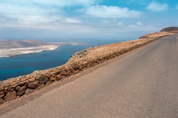 view of the mirador del rio road
