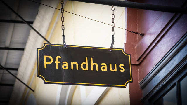 Schild 346 - Pfandhaus