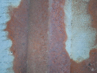 abstract iron rusty wall background,zinc roof