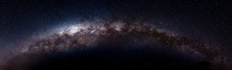 complete picture of the Milky Way made with 14 pictures