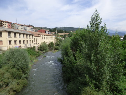 Ripoll. Pueblo de Girona, Cataluña, España