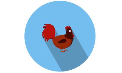 Vector Icon cock- Illustration