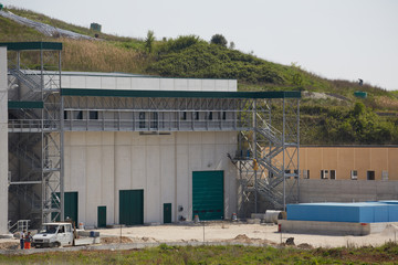 Fototapeta premium Guidonia Montecelio Tmb Plant - Składowisko Inviolata - Rzym