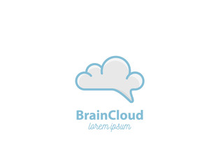 Brain cloud logo