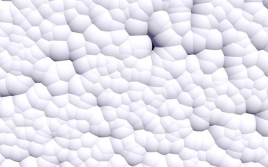 3d rendering picture of white balls. Abstract wallpaper and background. 3D illustration