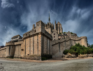 Fototapeta na wymiar Impressionen von Le Mont-Saint-Michel , Bretagne , Frankreich