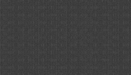 White honeycomb on a black background. Seamless texture. Isometric geometry. 3D illustration