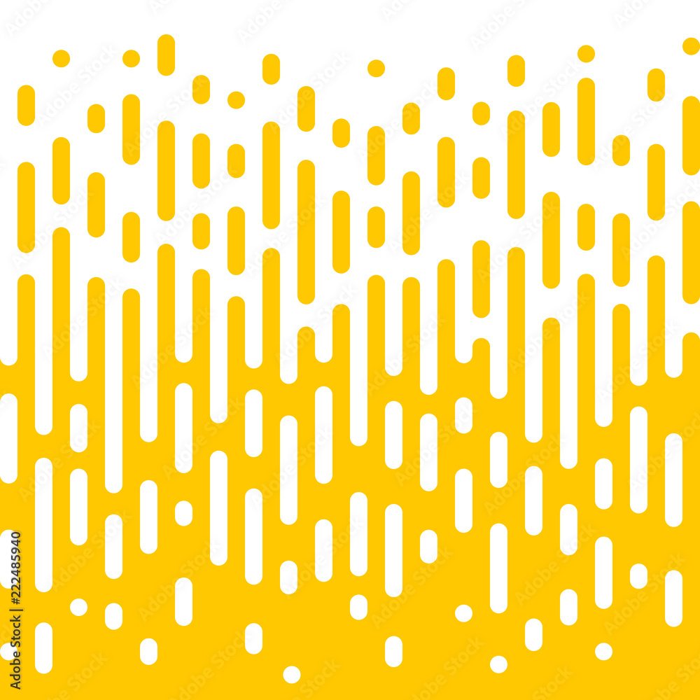 Aufkleber abstract yellow line flow halftone seamless pattern background. vector irregular liquid color transi