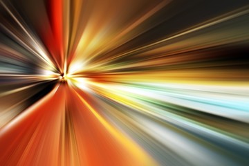 Colorful abstract speed lines texture background, radial motion blur / zooming effect...