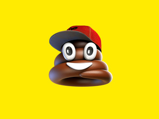 Emoji Haufen mit Baseball Cap  © Maximilian