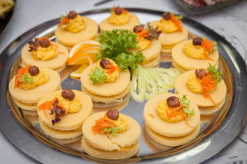 catering for corporate parties and weddings full of good food