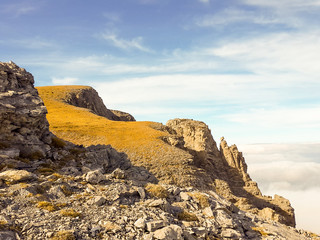 Mount Olympus in Greece in autumn