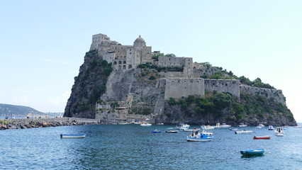 Fototapeta na wymiar Ischia Castello Aragonese