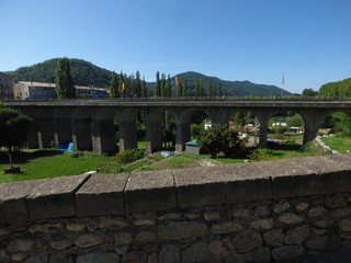 Sant Joan de les Abadesses. Pueblo de Girona, Cataluña, España