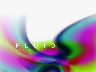 Background abstract - liquid colors wave flow
