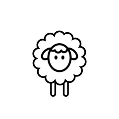 Sheep icon vector