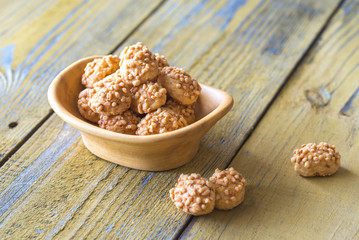 Gouda cheese crumbles