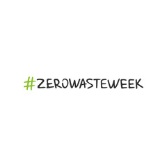 Handwritten lettering of Zero Waste