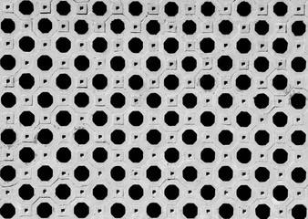 Abstract architectural pattern of concrete wall - monochrome